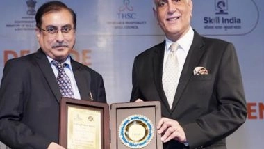 Business News | Frankfinn Institute of Air Hostess Training Receives Two Awards at the Tourism & Hospitality Skill Council's 10th Anniversary Celebration