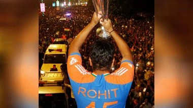 Sports News | Rohit Sharma Recalls T20 World Cup Triumph Ahead of ODI Series Against Sri Lanka