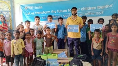 Business News | IYDF and Amit Khad Bij Bhandar Donate Essential Supplies to Orphanage Children
