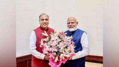 India News | Himachal Pradesh LoP Jairam Thakur Meets PM Modi, Apprises Him of Situation in State
