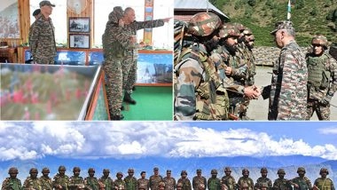 India News | Chinar Corps Commander Reviews Security Situation in North Kashmir