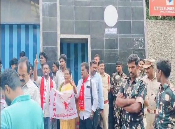 India News | Protest Erupts at School in Telangana's Uppal over Alleged Assault on Student