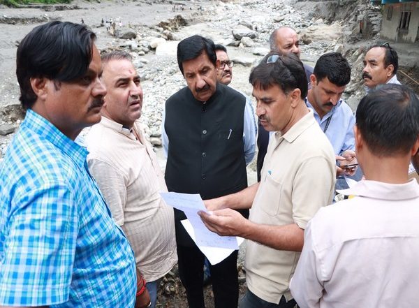 India News | Himachal Deputy CM Visits Flood-affected Baagi-Pul; Assesses Losses to Water Supply Schemes