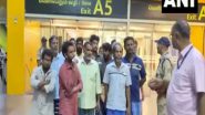 India News | Tamil Nadu: 21 Indian Fishermen Released from Colombo Prison Arrive at Chennai Airport