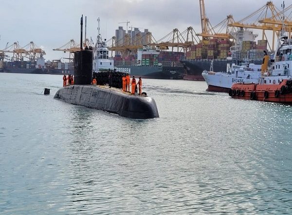 World News | Indian Navy's Submarine INS Shalki Visits Sri Lanka