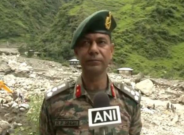 India News | Indian Army Brigadier RP Singh Visits Cloudburst-hit Samej Village in Shimla