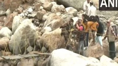 India News | Himachal Pradesh Cloudburst: Indian Army Builds Temporary Bridges to Carry out Restoration Work