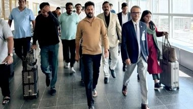 Business News | Telangana CM Kickstart 10 Day Foreign Tour for Investments, KTR Wishes All the Best