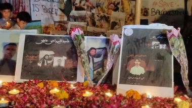World News | Baloch Yakjehti Committee Organises Vigil to Honour Killed Protesters