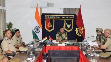 India News | Meghalaya: Eastern Command BSF ADG Reviews Security Measures Along Indo-Bangladesh Border
