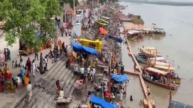India News | Devotees Flock to Saryu River and Nageshwar Nath Temple in Ayodhya on Third Monday of Shravan