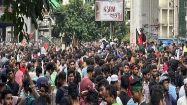 World News | Shiekh Hasina Flees Bangladesh; Protestors Storm Her Residence, Chief Justice's Residence Vandalised