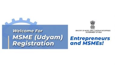Business News | India Sees Surge in MSME Registrations: 4.77 Cr Registrations on Udyam Portal as of July 2024