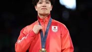 Sports News | Japan's Shinnosuke Oka Bags Third Gold at Paris Olympics Following His Triumph in Men's Horizontal Bar Event