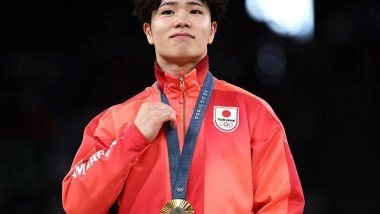 Sports News | Japan's Shinnosuke Oka Bags Third Gold at Paris Olympics Following His Triumph in Men's Horizontal Bar Event