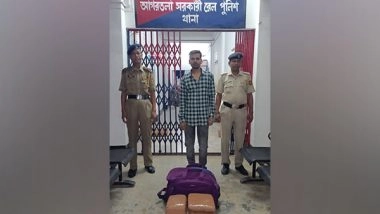 India News | Tripura: Man Arrested with 13 Kg of Ganja at Agartala Railway Station