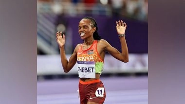 Sports News | Paris Olympics: Chebet Claims Gold in Women's 5000m, Hodgkinson Tops 800m Final