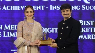 Business News | Vision Media Pvt. Ltd. Honored as Best Media Company