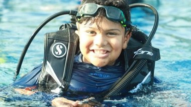 Business News | 12 Year Old Jithen Arun from Bengaluru Becomes World's Youngest Master Scuba Diver