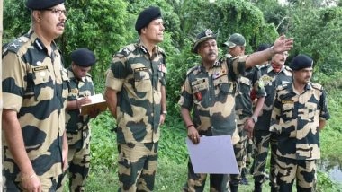 India News | Bangladesh Unrest: BSF DG Reviews Tactical, Operational Preparedness Along Border in Bengal