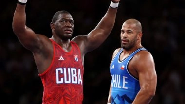 Sports News | Paris Olympics: Cuba's Mijain Lopez Nunez Creates History; Becomes First-ever Athlete to Win Five Golds in Same Event