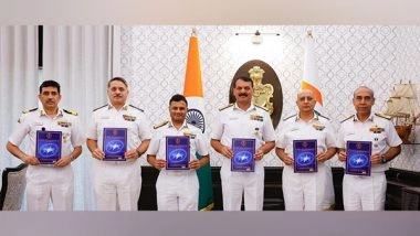 India News | Indian Navy Chief Dinesh K Tripathi Releases a Document Highlighting 'vision of Navy for Viksit Bharat'