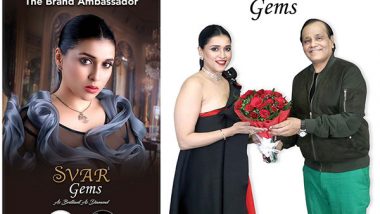 Business News | SVAR Gems Introduces Mannara Chopra as Brand Ambassador  A Historic First in the Indian Gem Industry