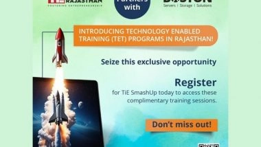 Business News | TiE Rajasthan Partners with Boston IT Solutions India Pvt. Ltd. to Boost Startup Support