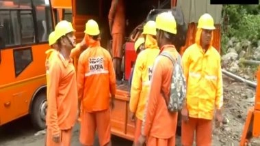 India News | Himachal Pradesh: Rescue Teams Operating at Cloudburst Affected Samajh Face Difficulties as Heavy Rain Continues