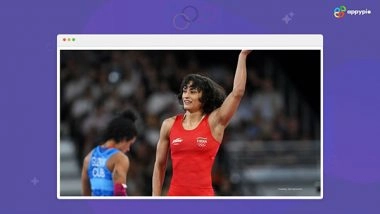 Business News | Appy Pie Announces Free Website, Domain, and Hosting for One Year to Celebrate Vinesh Phogat's Win at the 2024 Paris Olympics