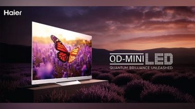 Business News | Haier Launches Revolutionary QD-Mini LED 4K TVs in India with Unmatched Visual Brilliance and Superior Audio