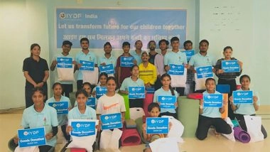 Business News | IYDF India and Corporate Philanthropy Transforms Lives by Bringing Yoga to Community Children