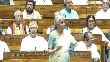 Business News | BJP-led Government Has Significantly Liberalised Income Tax Slabs, Taken Steps for Welfare of Middle Class: Sitharaman in Lok Sabha