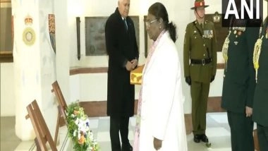 World News | New Zealand: President Murmu Lays Wreath at Pukeahu National War Memorial Park in Wellington