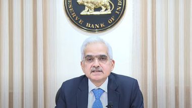 Business News | RBI Governor Shaktikanta Das Projects 7.2 Pc GDP Growth for 2024-25, Reports Eased Inflation to 5.1 Pc in June