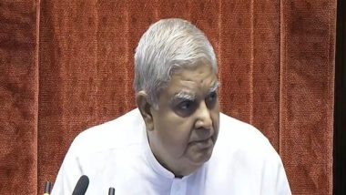 India News | After Opposition Uproar in RS over Vinesh Disqualification, Chairman Dhankar Calls Floor Leaders Meeting