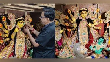 Entertainment News | Kolkata's Kumartuli: Ma Durga Idols Ready to Go Abroad