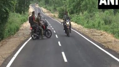 India News | Chattisgarh: Security Forces Build Road in Naxal Hit Sukma