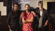 Entertainment News | Fahadh Faasil Poses with Rajinikanth, Amitabh Bachchan from Vettaiyan's Set