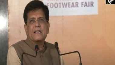 Business News | Piyush Goyal Asks Footwear Industry to Aim USD 50 Billion Export by 2030
