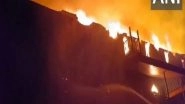 India News | Fire Engulfs Theatre in Maharashtra's Kolhapur, Property Worth Crores Destroyed