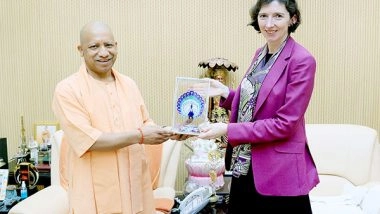 World News | UP CM Yogi Adityanath Meets UK Envoy Lindy Cameron; Discusses Education, Business, and EVs