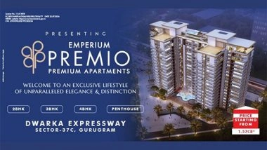 Business News | Emperium Ventures into Gurgaon with 'Premio' - Avant Garde Living Spaces for the Discerning Few