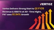 Business News | Vertoz Delivers Strong Start to Q1 FY25 Revenue and EBIDTA at All-Time Highs, PAT Sees 61.94 Per Cent Growth