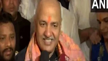 India News | Manish Sisodia Offers Prayer at Hanuman Temple in Connaught Place