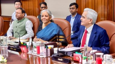 Business News | FM Nirmala Sitharaman Attends RBI Board of Directors Meeting