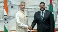 World News | Jaishankar Meets Maldives Defence Minister Maumoon, Discusses Joint Initiatives for Maritime Security