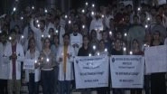 India News | Delhi: RML Hospital Doctors Protest over Death of Woman Trainee Doctor in Bengal