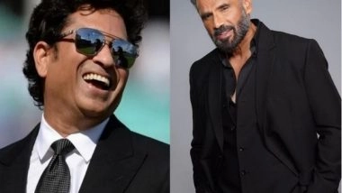 Entertainment News | Sachin Tendulkar Wishes His Friend Suniel Shetty on His Birthday