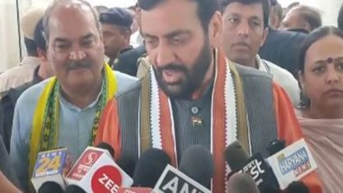 India News | Haryana CM Nayab Singh Saini Flags off Half Marathon Event in Rewari